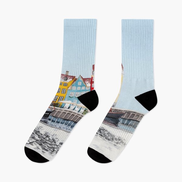 Item preview, Copenhagen Denmark Winter Wall Art – Scandinavian Nordic Decor designed and sold by POSTERIOCREW.