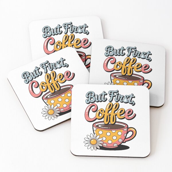 Item preview, But First Coffee – Morning Ritual and Caffeine Love designed and sold by CleanDecor.