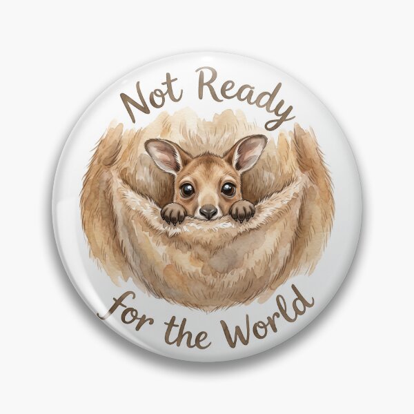 Item preview, Not Ready for the World Joey Watercolor Art designed and sold by Digitalphoto4u.