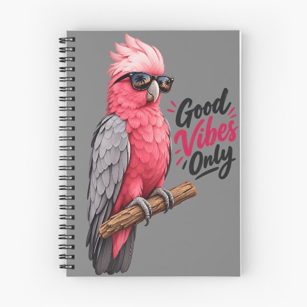 Item preview, Cool Galah Cockatoo with Sunglasses – Good Vibes Only designed and sold by TimerX.