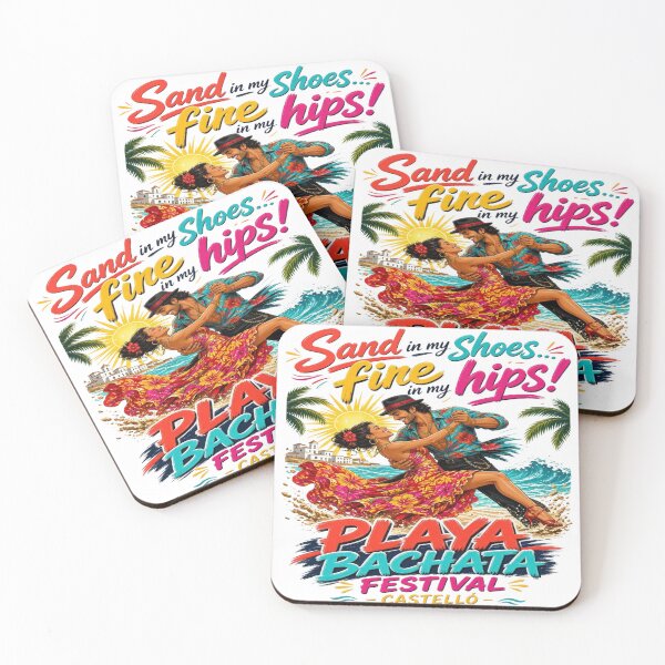 Item preview, Sand In My Shoes Fine In My Hips Castelló Playa Bachata Festival T-Shirt designed and sold by Sushikidsntoddlers.