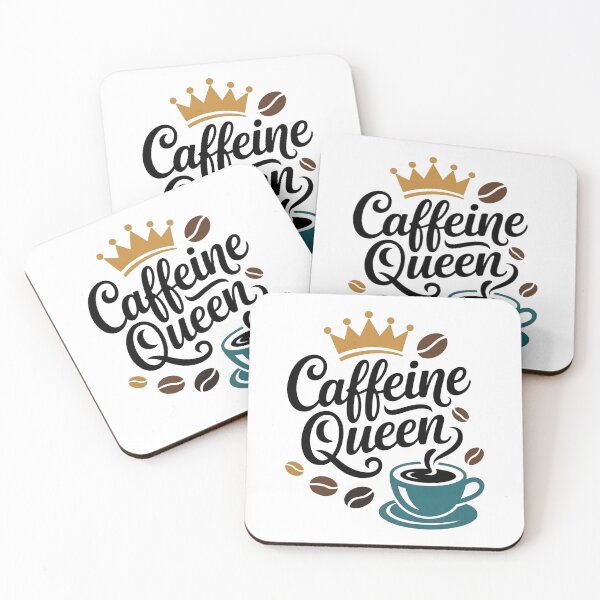 Item preview, Caffeine Queen – Bold and Sassy Coffee Lover Vibes designed and sold by CleanDecor.