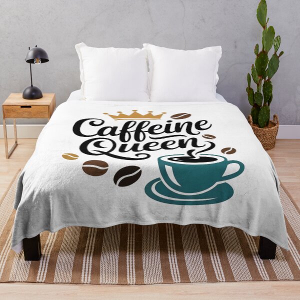 Item preview, Caffeine Queen – Bold and Sassy Coffee Lover Vibes designed and sold by CleanDecor.