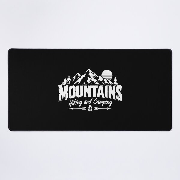 Artikelvorschau, Mountains Hiking Camping entworfen und verkauft von Macphisto Shirts.