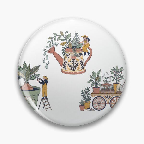 Item preview, horticulture — Modern flat editorial Artwork designed and sold by DigitalGraphic1.