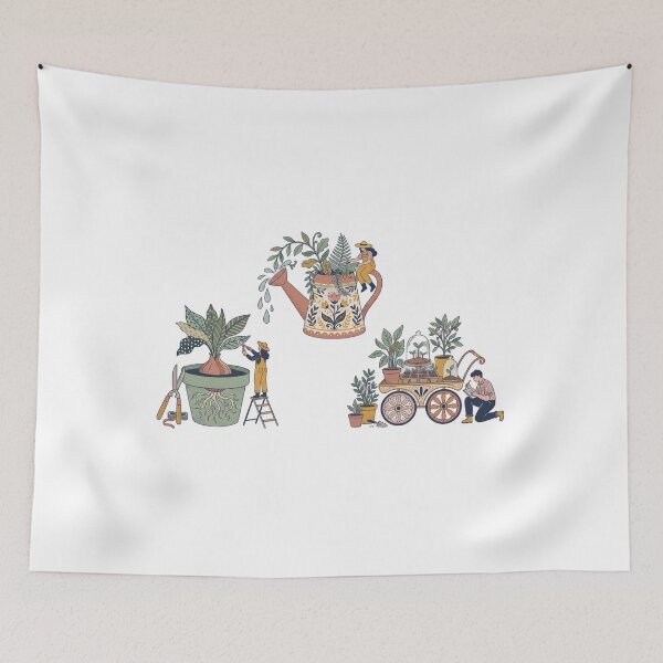 Item preview, horticulture — Modern flat editorial Artwork designed and sold by DigitalGraphic1.