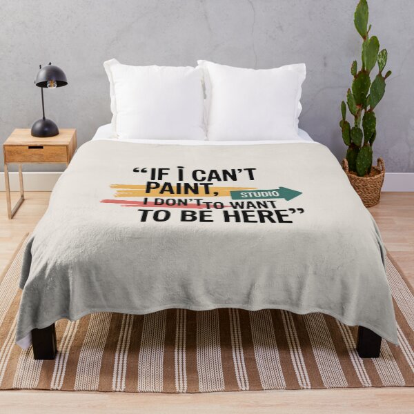 Item preview, If I Can't Paint, I Don't Want to Be Here – Funny Artist and Painting Humor designed and sold by Jollys-ArtShop.