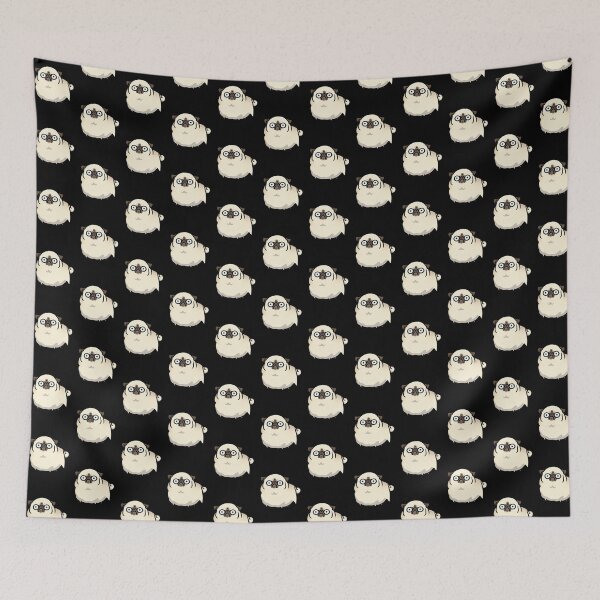 Item preview, Angry Fawn Pug Illustration Cute and Funny Dog Art Design designed and sold by SpiritChuu.