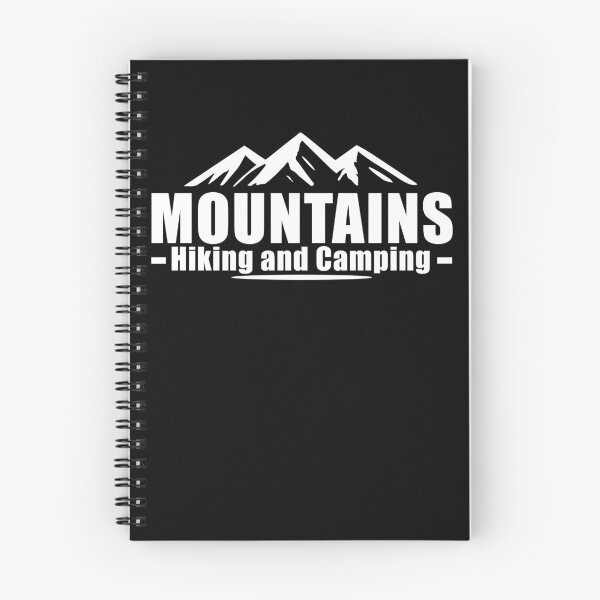 Artikelvorschau, Mountains Hiking Camping entworfen und verkauft von Macphisto Shirts.