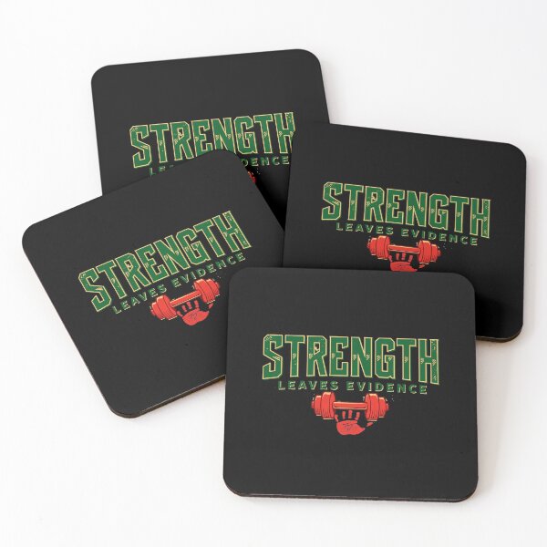 Item preview, Strength Leaves Evidence – Iron Discipline Gym Quote, Weight Room Motivation, Physical Transformation, Hard Work Pays Off, Lifting Culture, Athletic Mindset, Bodybuilding Enthusiast Gift designed and sold by Typologystudios.