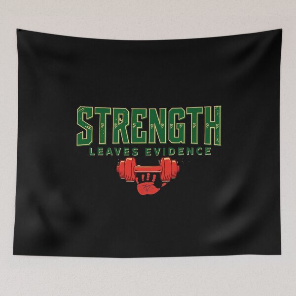 Item preview, Strength Leaves Evidence – Iron Discipline Gym Quote, Weight Room Motivation, Physical Transformation, Hard Work Pays Off, Lifting Culture, Athletic Mindset, Bodybuilding Enthusiast Gift designed and sold by Typologystudios.
