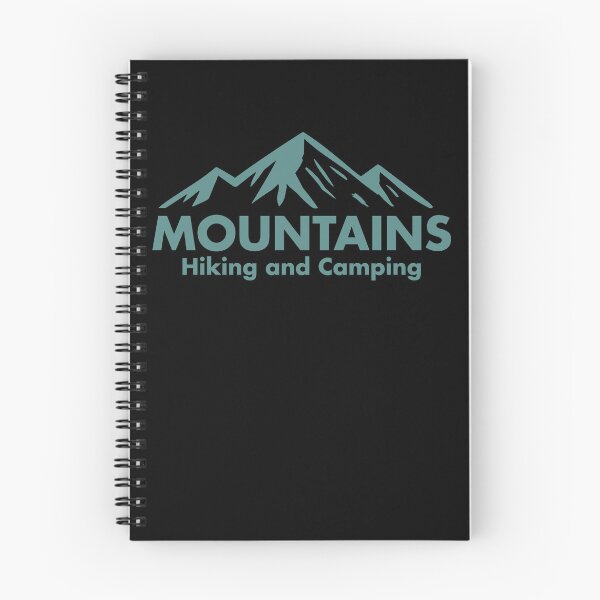 Artikelvorschau, Mountains Hiking Camping entworfen und verkauft von Macphisto Shirts.