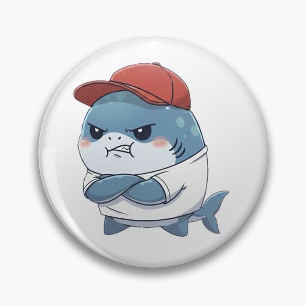 Item preview, Angry Snarl Shark designed and sold by Nature's Chibis.
