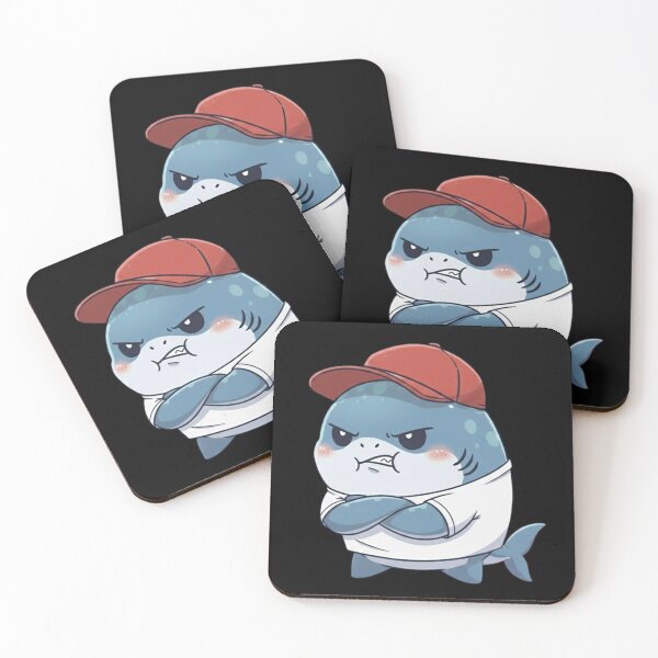 Item preview, Angry Snarl Shark designed and sold by Nature's Chibis.