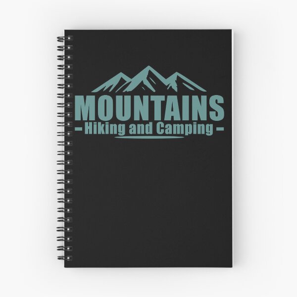 Artikelvorschau, Mountains Hiking Camping entworfen und verkauft von Macphisto Shirts.