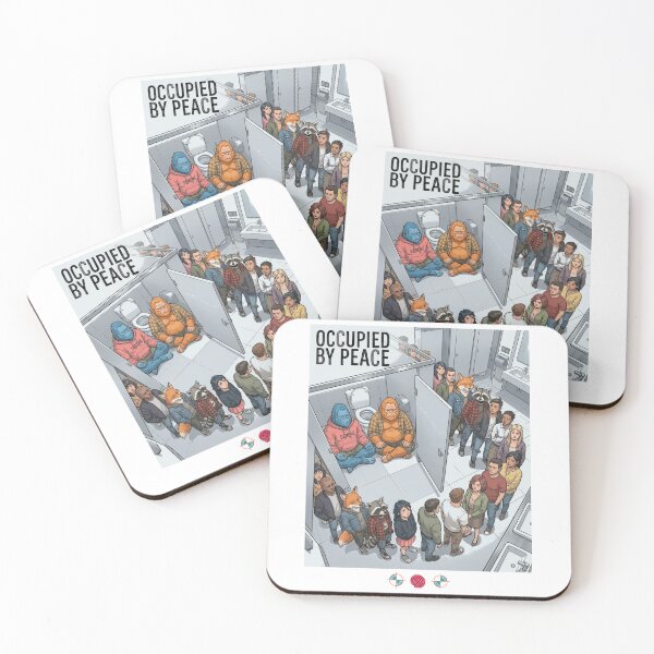 Item preview, Occupied By Peace - Meditating Bigfoot Bathroom Humor designed and sold by Whimsy Trail Co.