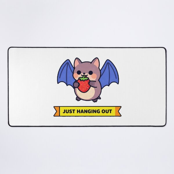 Item preview, Cute Fruit Bat Eating Strawberry designed and sold by Arc2020.