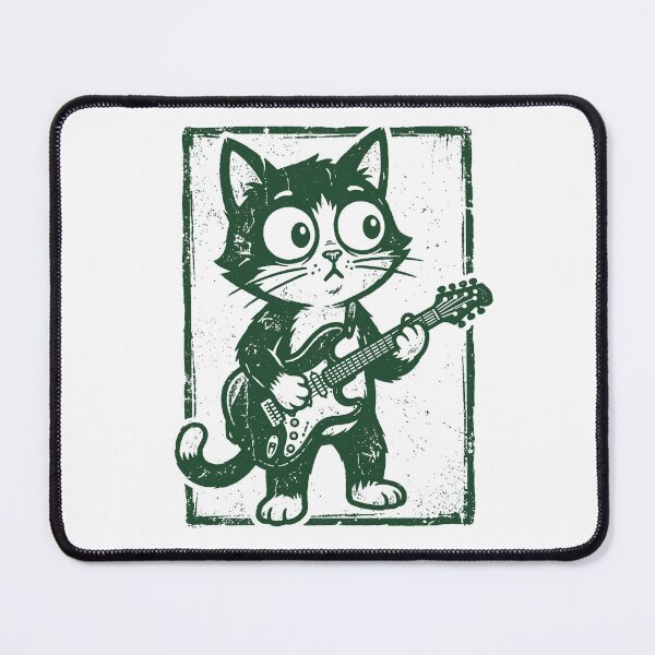 Item preview, Rock Star Cat  designed and sold by dudelinart.