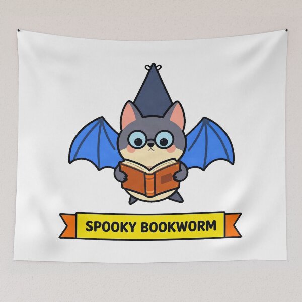 Item preview, Dark Academia Bat Reading Books designed and sold by Arc2020.
