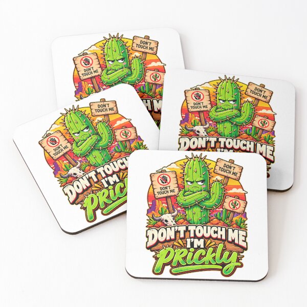 Item preview, Dont Touch Me Im Prickly Sarcastic Cactus Graphic designed and sold by Win Hardy.