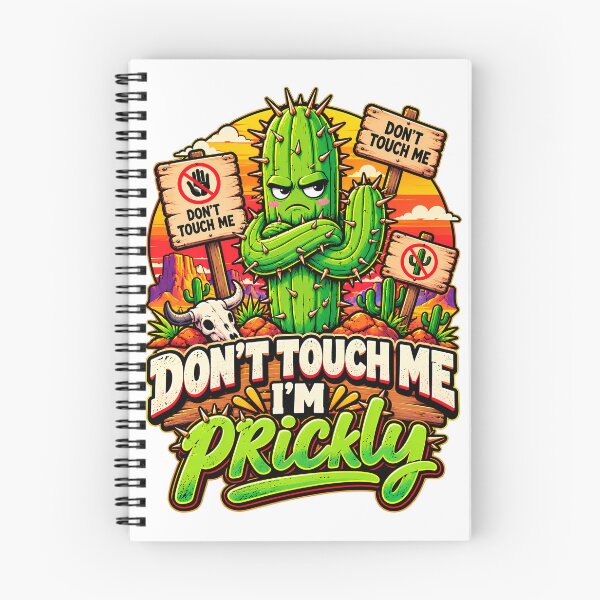 Item preview, Dont Touch Me Im Prickly Sarcastic Cactus Graphic designed and sold by Win Hardy.