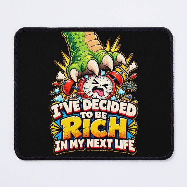 Item preview, Decided To Be Rich In My Next Life Sarcastic Aesthetic designed and sold by LoafLogic.