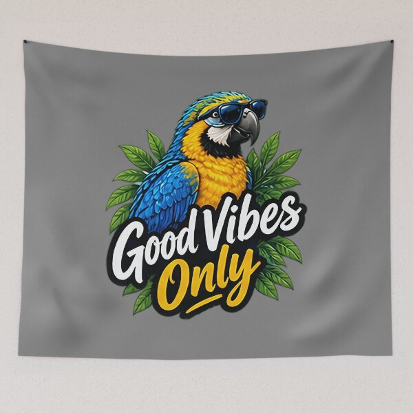 Item preview, Cool Galah Macaw with Sunglasses – Good Vibes Only designed and sold by TimerX.