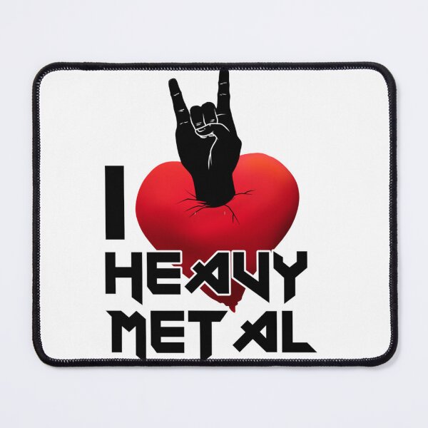 Item preview, Heavy Metal Matters Rock Hand Heart Graphic Design designed and sold by ClevelaSchmitt.