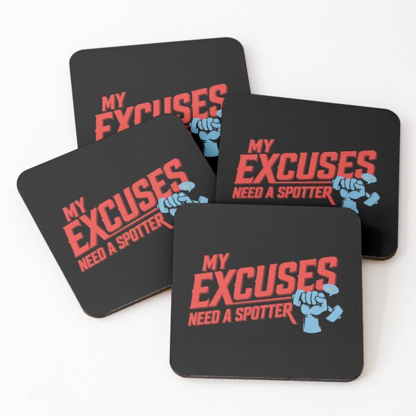 Item preview, My Excuses Need a Spotter – Funny Gym Humor Quote, Weightlifting Joke, Workout Procrastination, Gym Rat Comedy, Fitness Sarcasm, Barbell Culture, Hilarious Gift for Lifters designed and sold by Typologystudios.