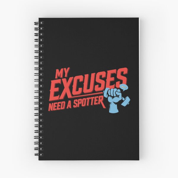 Item preview, My Excuses Need a Spotter – Funny Gym Humor Quote, Weightlifting Joke, Workout Procrastination, Gym Rat Comedy, Fitness Sarcasm, Barbell Culture, Hilarious Gift for Lifters designed and sold by Typologystudios.