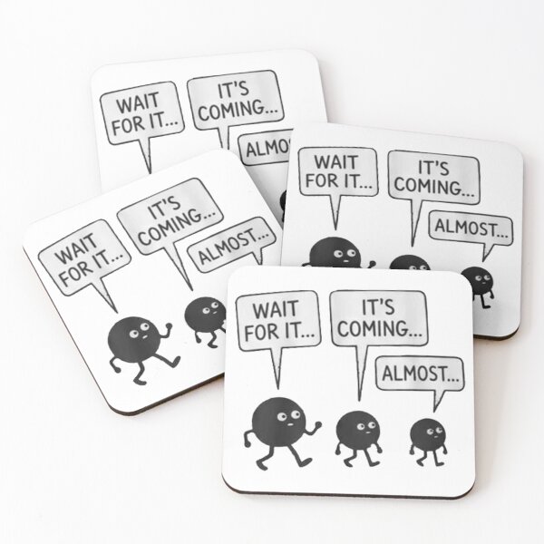 Item preview, Wait For It Ellipsis Funny Punctuation Joke designed and sold by The True American.