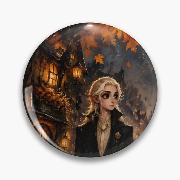 Item preview, Elf in Enchanted Halloween Village designed and sold by sigmaartstudio.
