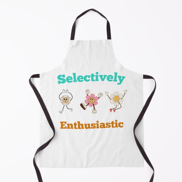 Item preview, Selectively Enthusiastic dancing flowers designed and sold by Neurospicy Retro Vibe.