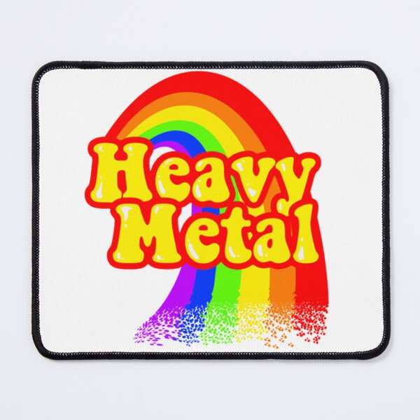 Item preview, Heavy Metal Rainbow Retro Seventies Typography Design designed and sold by ClevelaSchmitt.