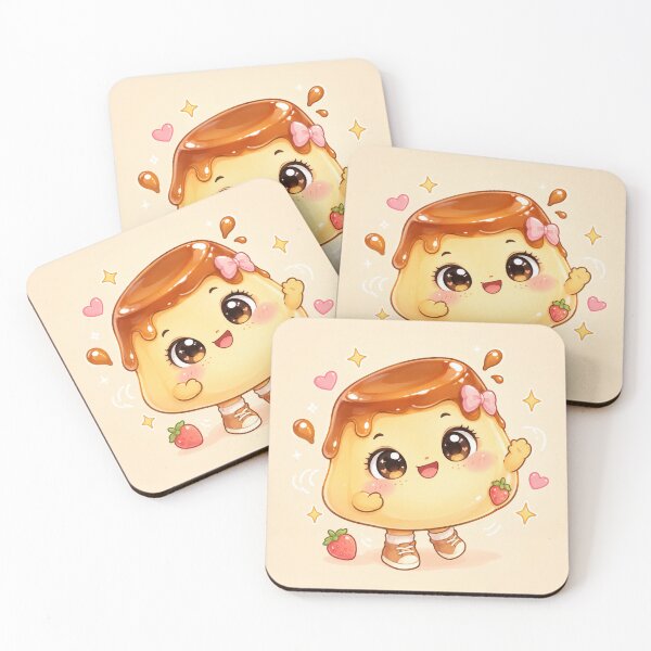 Item preview, Pudding Pop – The Wobbly Caramel Cutie designed and sold by NSUniverse.
