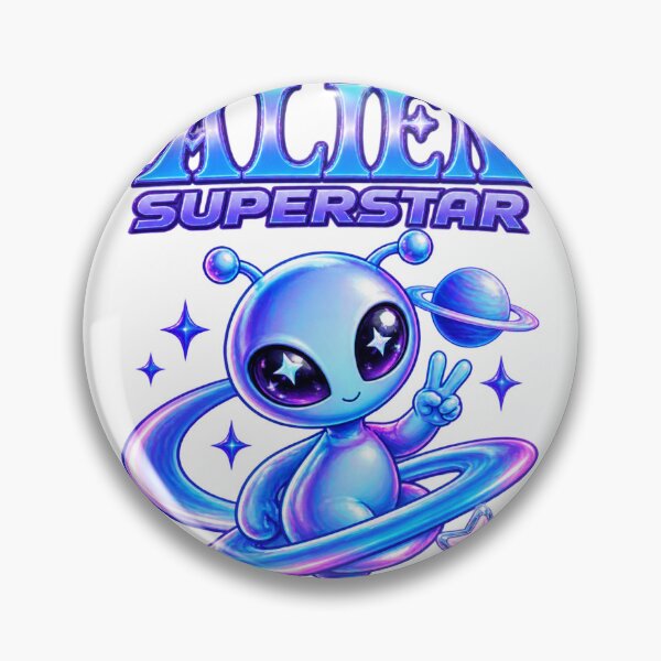 Item preview, Alien Superstar Cosmic Extraterrestrial Design for Space Lovers PERFECT GIFT FOR YOU AND FRIENDS designed and sold by pratik09.