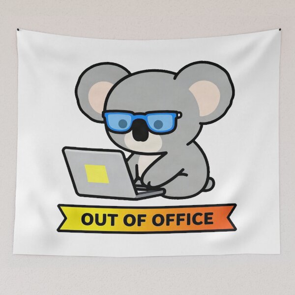 Item preview, Funny Tired Office Worker Koala designed and sold by Arc2020.
