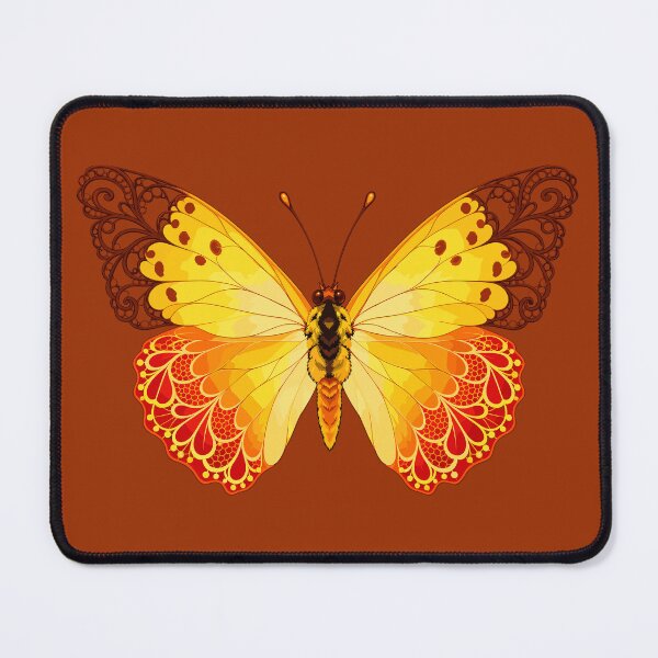 Item preview, Laced Orange-barred sulfur butterfly designed and sold by etherElric.