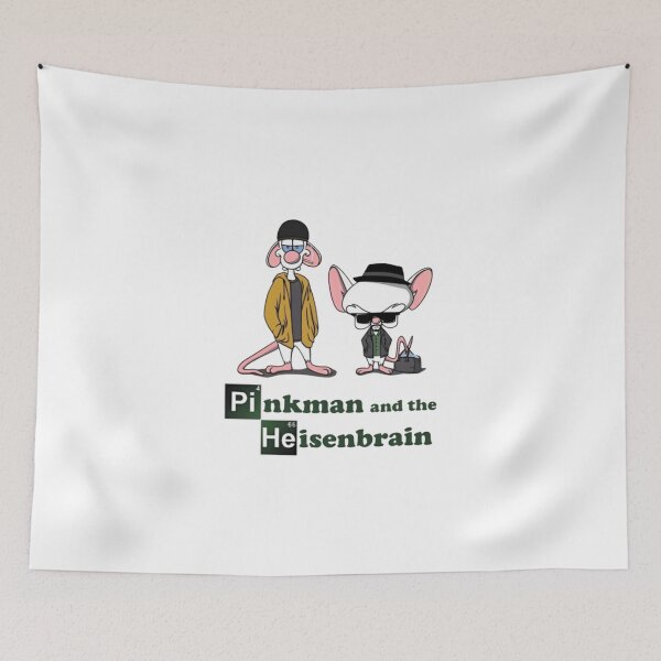 Item preview, Pinkman And The Heisenbrain Funny Mashup designed and sold by Massuccis.