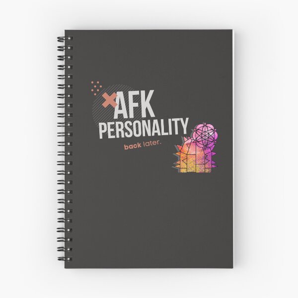 Item preview, AFK Personality Back Later – Introvert Humor designed and sold by GraphicComet.