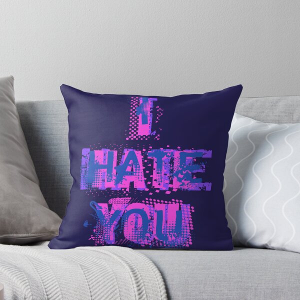 Item preview, I hate you - purple, blue and pink designed and sold by despairfamily.