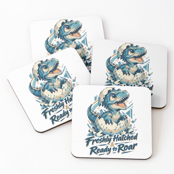 Item preview, Freshly Hatched & Ready to Roar - Cute Dino designed and sold by Pineapple-Tree.