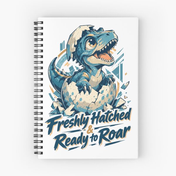 Item preview, Freshly Hatched & Ready to Roar - Cute Dino designed and sold by Pineapple-Tree.