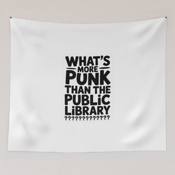 Item preview, what's more punk than a public library??? designed and sold by kerrieolson.
