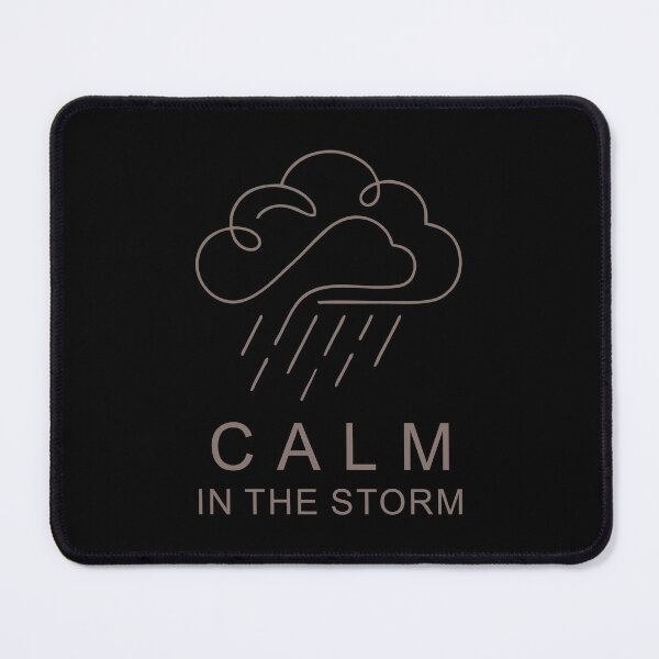 Item preview, CLAM IN THE STORM - Minimalist Cloud Line Art designed and sold by DarojadNR.