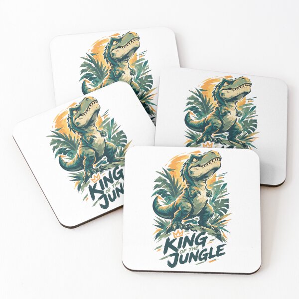 Item preview, Little T-Rex King of the Jungle Dino Saying designed and sold by Pineapple-Tree.