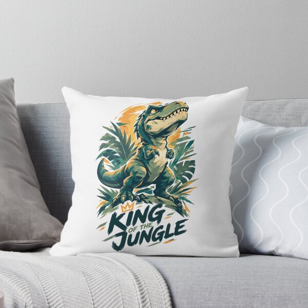 Item preview, Little T-Rex King of the Jungle Dino Saying designed and sold by Pineapple-Tree.