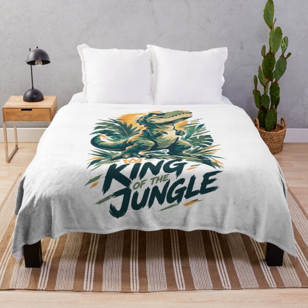 Item preview, Little T-Rex King of the Jungle Dino Saying designed and sold by Pineapple-Tree.