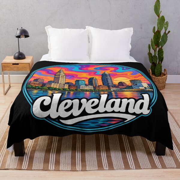 Item preview, Cleveland Ohio Travel Trippy designed and sold by TomFrontierArt.