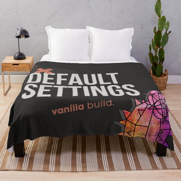 Item preview, Default Settings Vanilla Build – Nerd Humor designed and sold by GraphicComet.